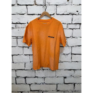 PURPLE BRAND MENS SIZE L ORANGE T SHIRT